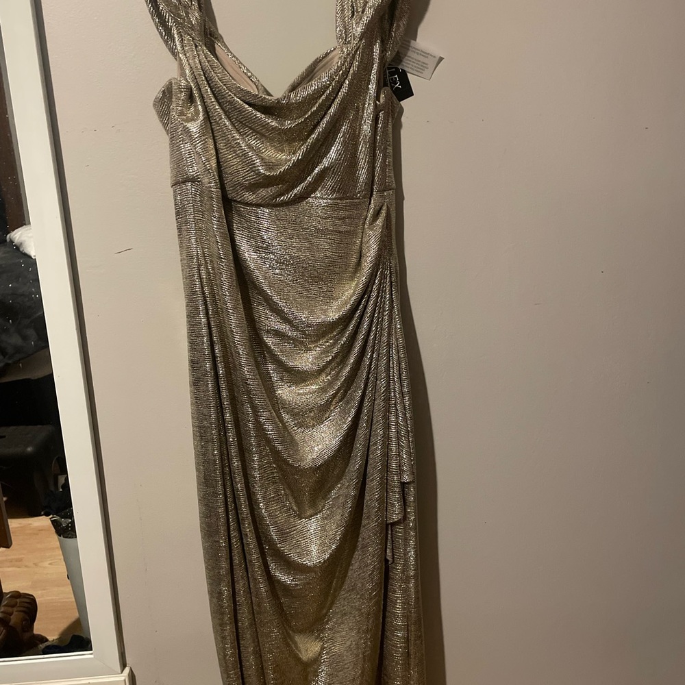 Champagne dress wore once for my son’s wedding.
